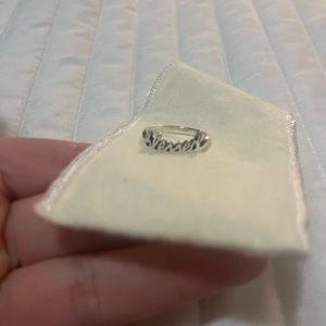 James Avery BLESSED ring 8.5